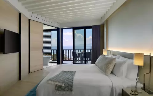 SIX SENSES  KAPLANKAYA DELUXE ROOM BEDROOM